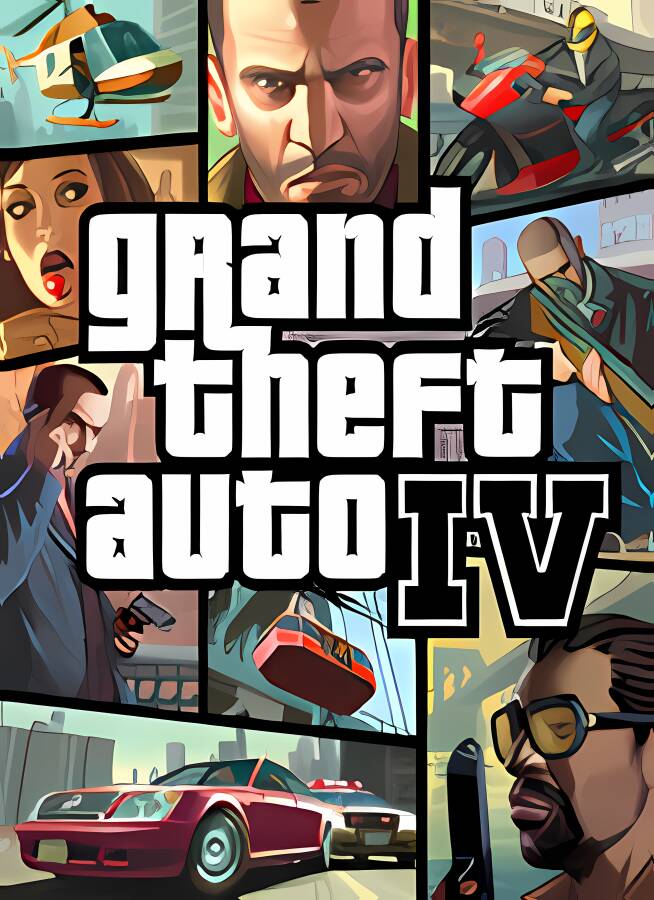 GTA4侠盗猎车手4/Grand Theft Auto IV（已更新至V1.2.0.43+集成自由城之章+失落与诅咒+酷男之歌三合一+完美汉化）