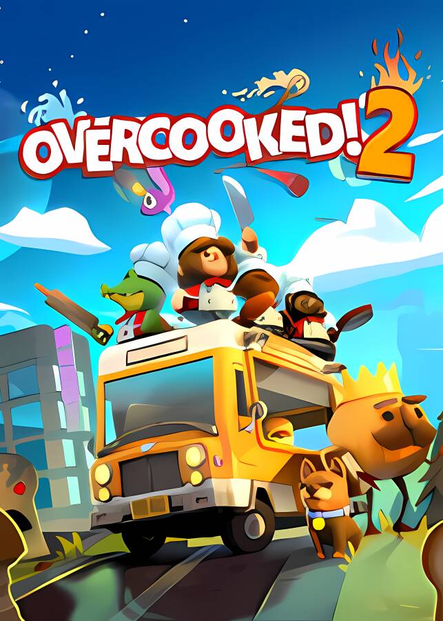 【支持联机】胡闹厨房2/煮糊了2/Overcooked 2（单机版已更新至V6.242+支持联机+集成全DLCs+游戏修改器）